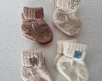 Chaussettes en tricot de laine pour nouveau-nés