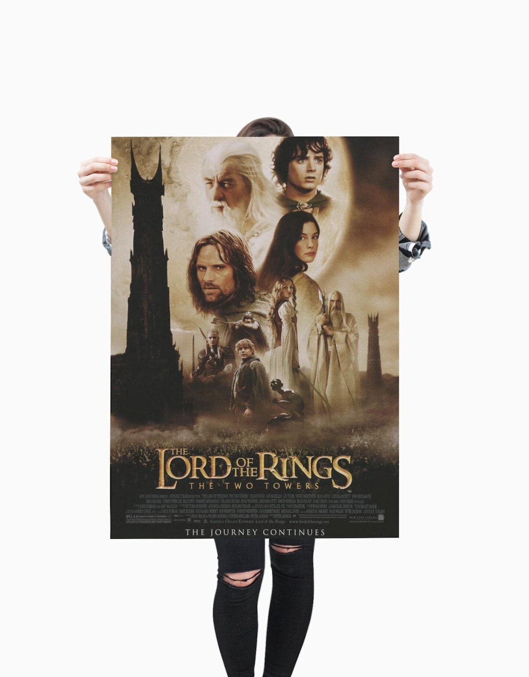 Lord of the Rings the Two Towers / Premium Matte Vertical Poster ...