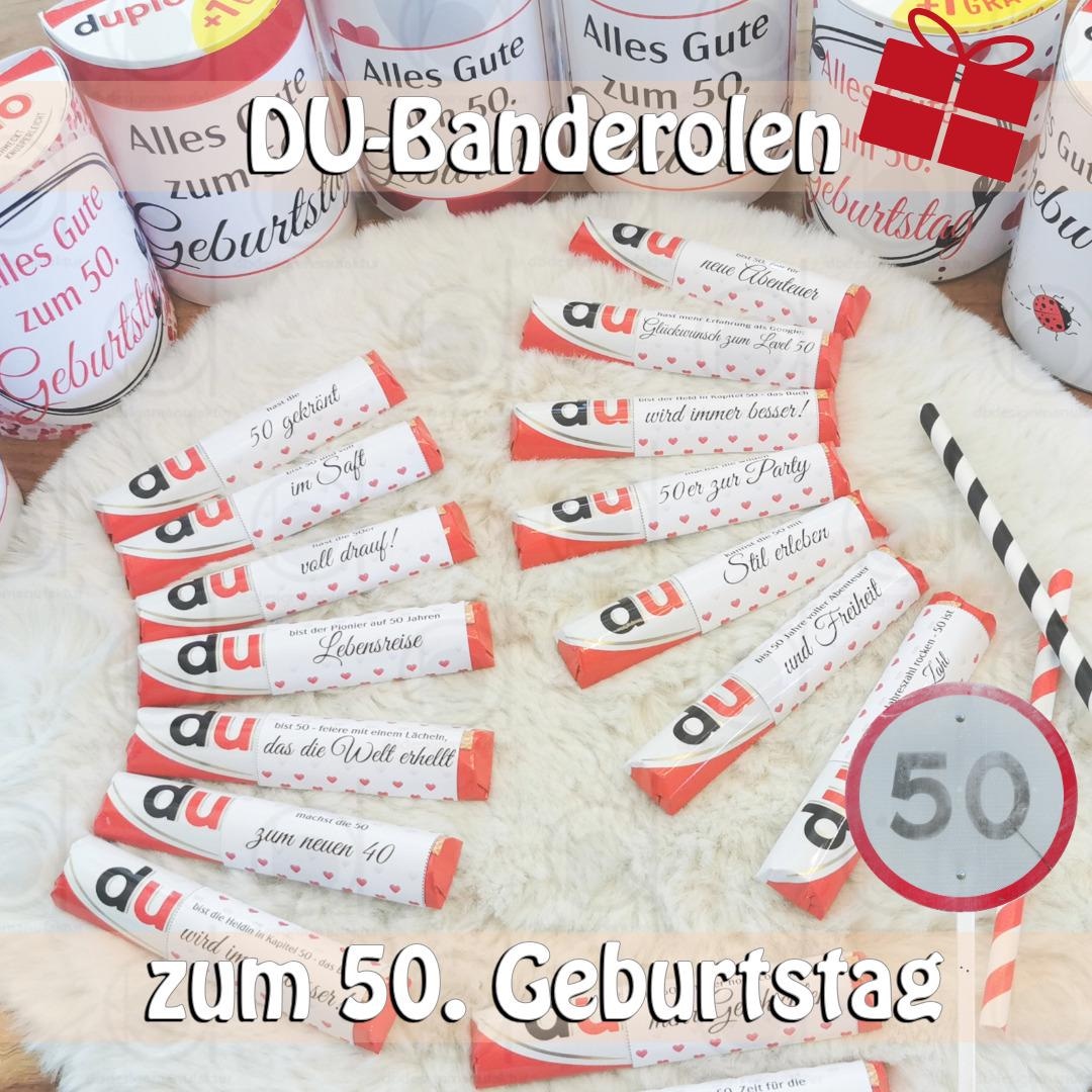 99 Digital 50th Birthday in German Duplo Wrappers for Chocolate Bars ...