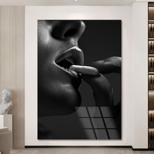 Provocative Art Sensual Wall Decor Art Print Pop Culture Wall Art Lover Gift Mother&#39;s Day Gift Wall hangings Large Artwork Luxury wall Art