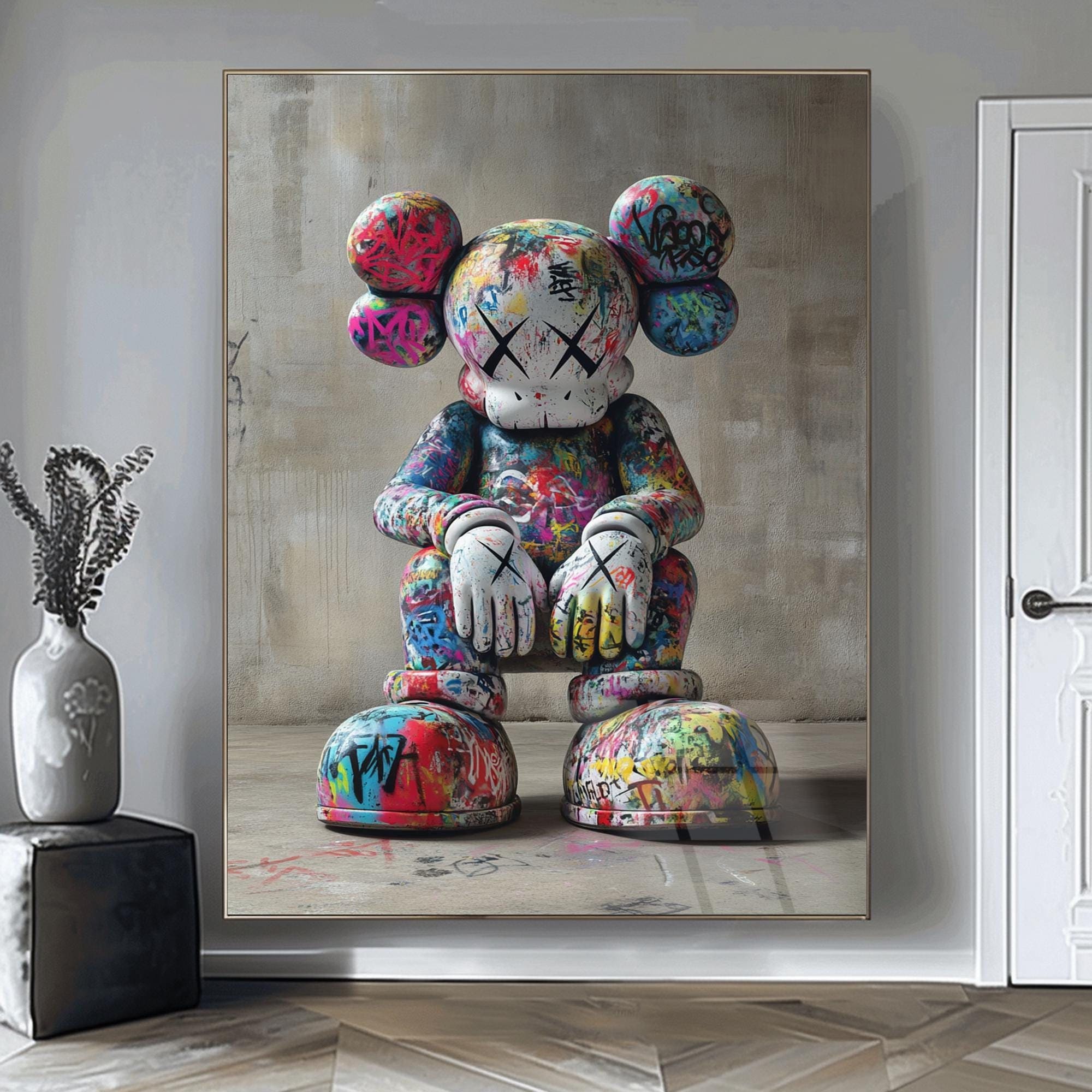 KAWSアート Artist KAWS Reveals the Inspiration Behind His New Sculpture