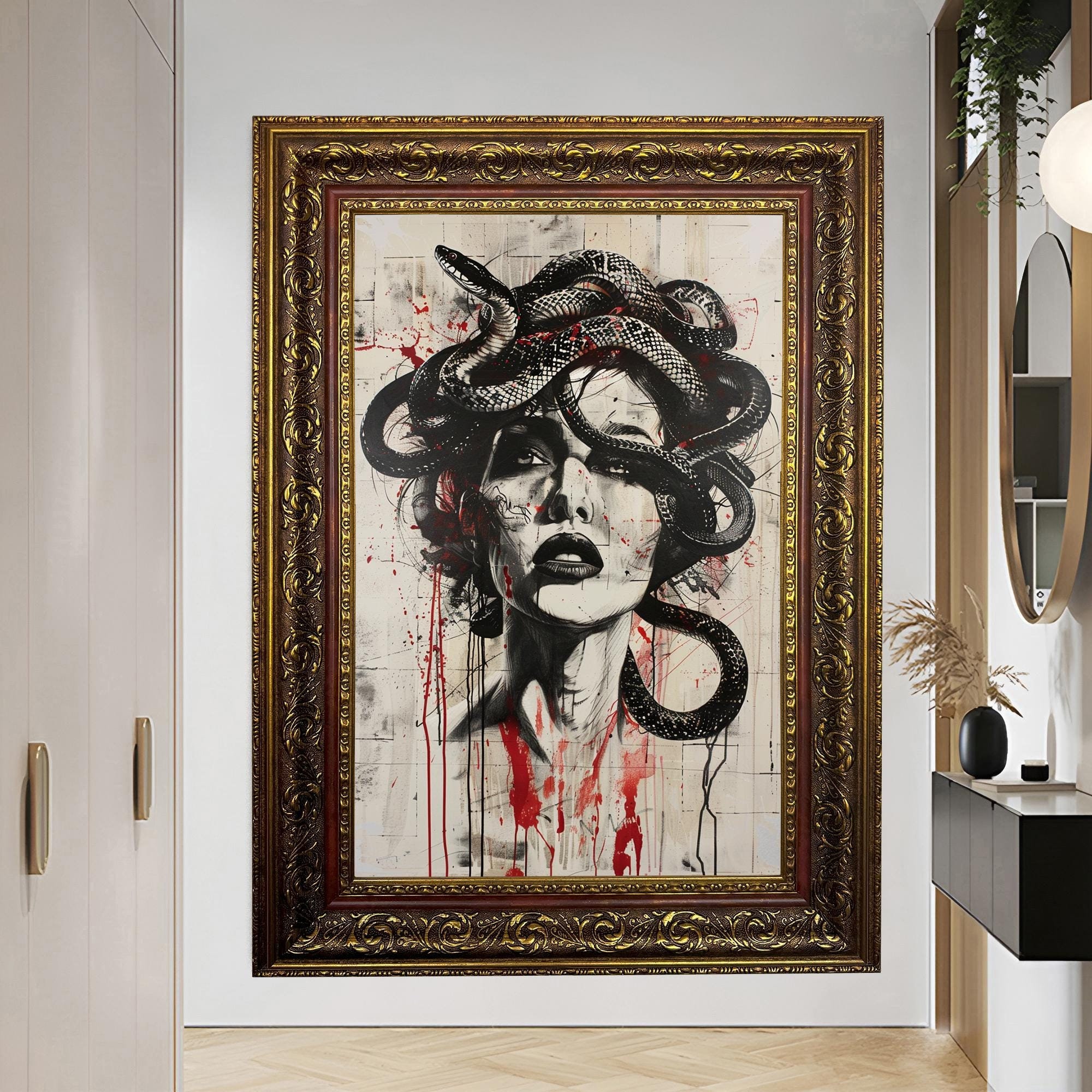 VERSACE メデューサ オブジェ 壁掛け アルミ製 看板 置物 シンボル VERSACE メデューサ オブジェ 壁掛け アルミ製 看板 置物 シンボル