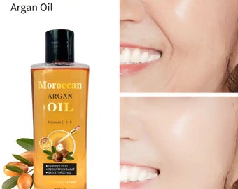 Secrets de Beauté du Maroc : Huile d’Argan 200 ml, Nourrissante et Correctrice