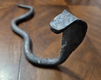 Hand Forged Steel  Cobra Snake