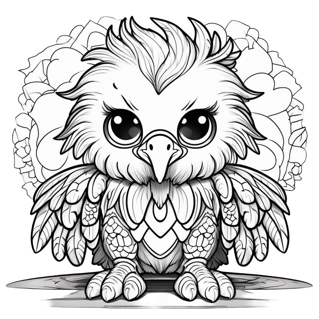 Intricate Owl Coloring Page – Printable Adult Coloring Sheet for Mindful Relaxation
