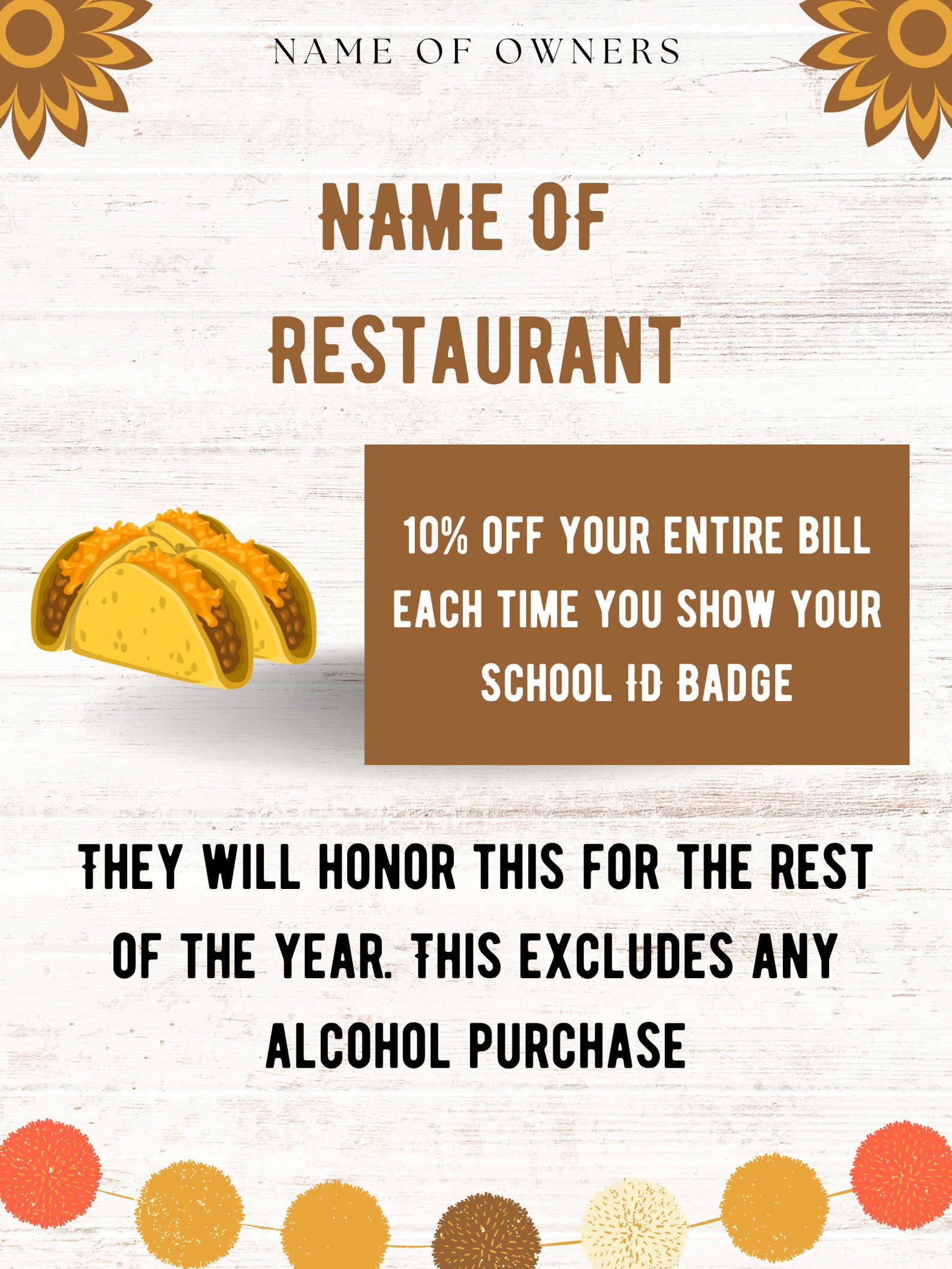 Canva Editable Template for Teacher Appreciation Week Etsy