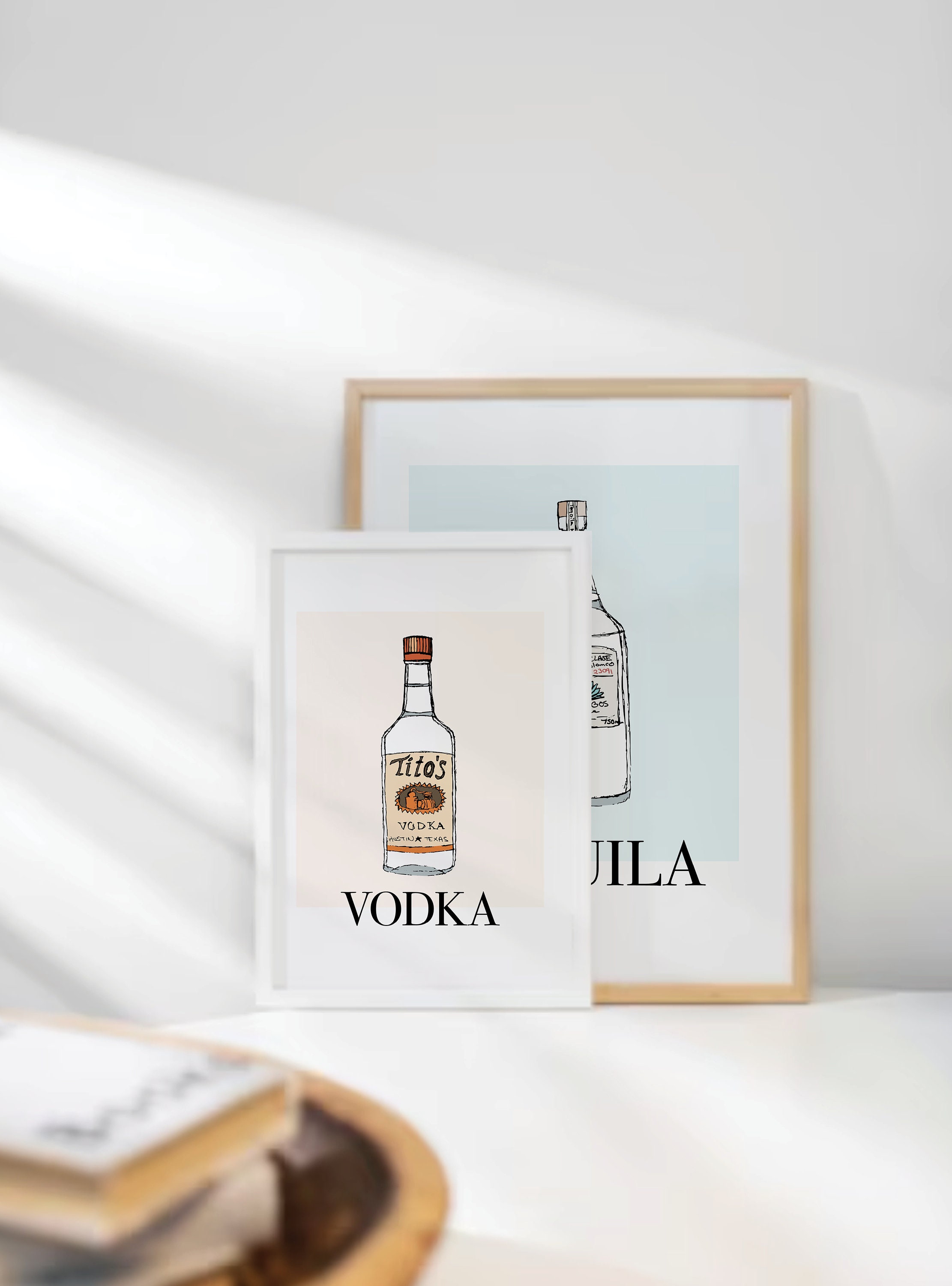 Titos Vodka Hand Drawn Poster/print, Birthday Gift, Father's Day Gift ...
