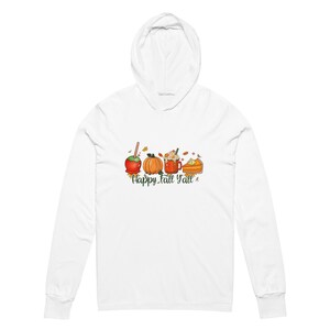 Herfst T-shirt met lange mouwen en capuchon