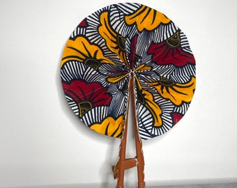 Éventail pliant avec imprimé africain, décoration ethnique, idée cadeau pour fan d'été