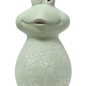 Keramik Deko Figur Frosch Skulptur Froschkönig