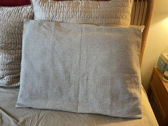 Pair Calvin Klein Standard Pillow Shams Heavyweight Beige Tweed Etsy