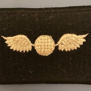 Vintage Aviation Electrician's Mate US Navy Coast Guard Blk / White Sew On Patch