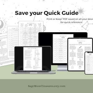 Tarot Cheat Sheet Beginner Printable Tarot Meanings and Study Guide W ...