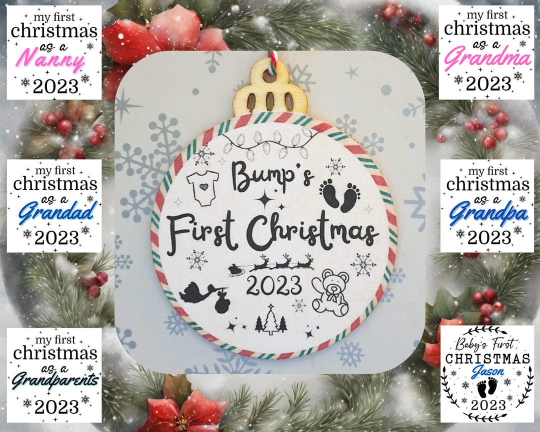 bumps-first-christmas-bump-s-decoration-personalisation-etsy