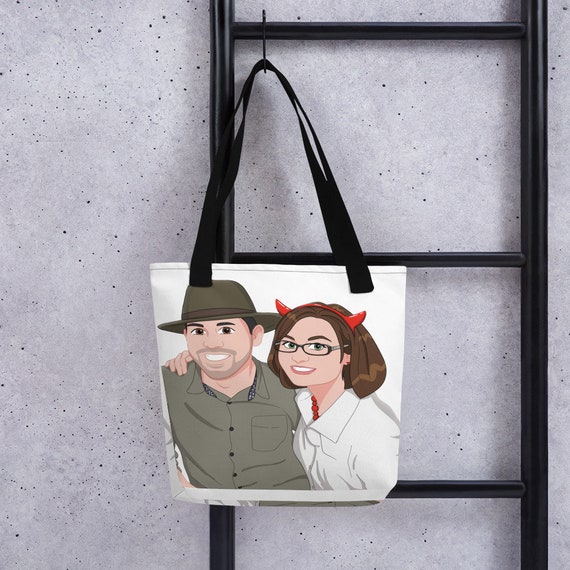 Our Faces on a Tote bag