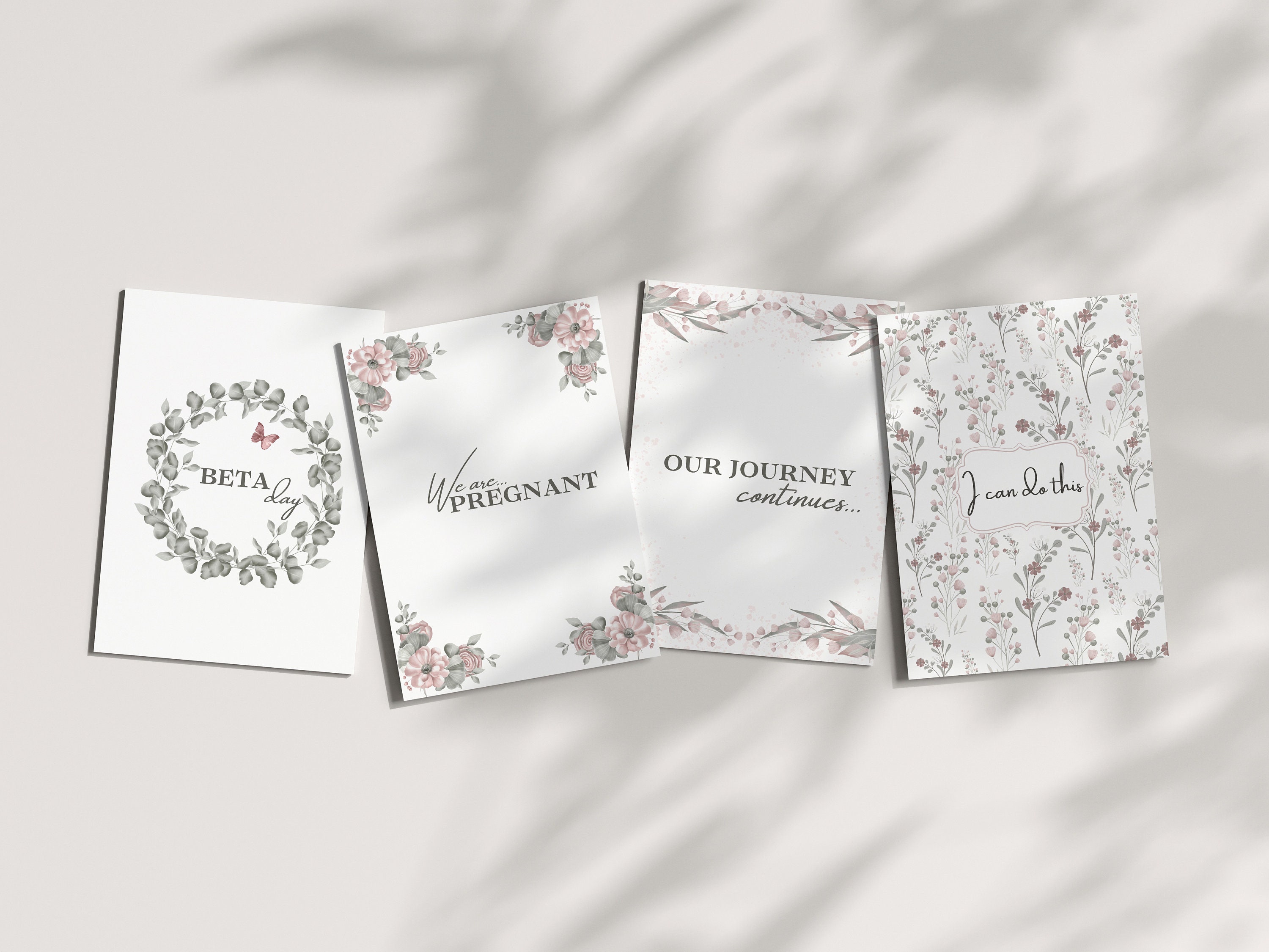 IVF Milestone Cards | IVF Journey Cards, Fertility Milestone Tracker ...