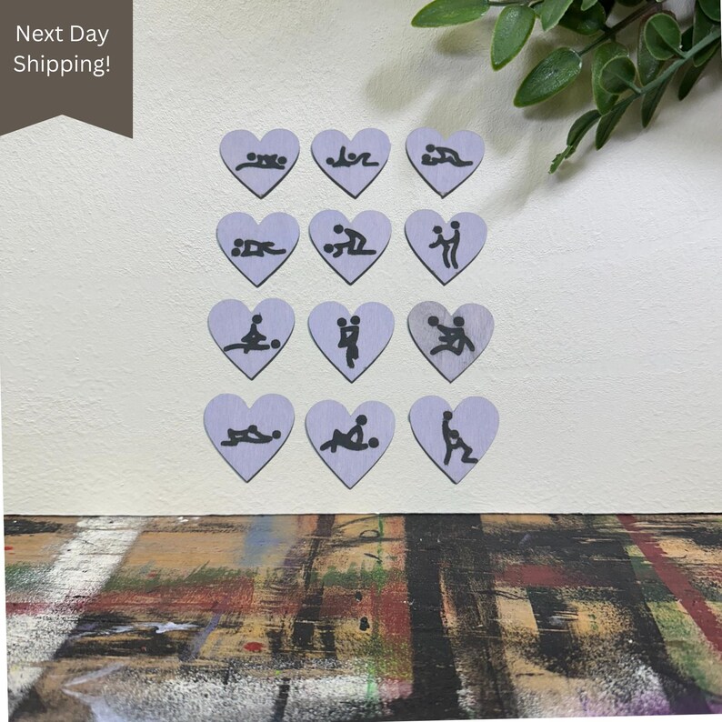 Ignite connection and spice things up with this handmade wooden Love Token box! Includes heart-shaped tokens featuring flirty, fun, and intimate prompts. The laser-cut box opens to reveal a stash of spicy surprises—perfect for wedding gifts, anniversaries, Valentine’s Day, or just because. Ships next day!