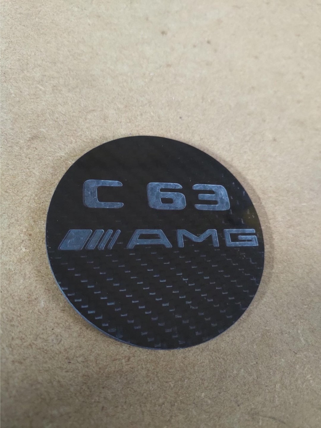 Mercedes/amg C63 'oneoff' 80mm Engine Cover Emblem Etsy