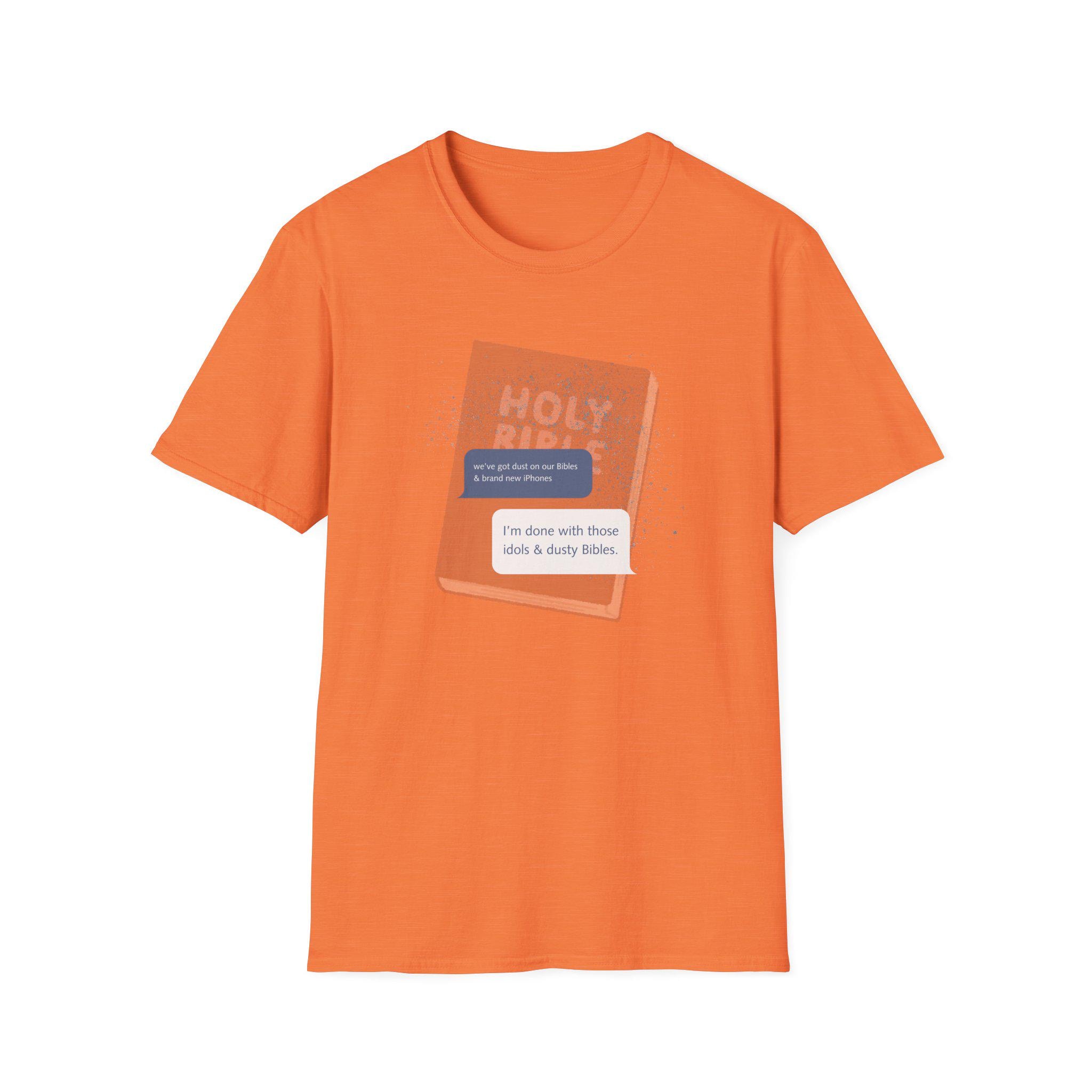 Dusty Bibles T- Shirt | Josiah Queen Merch | Done with These Idols Tee