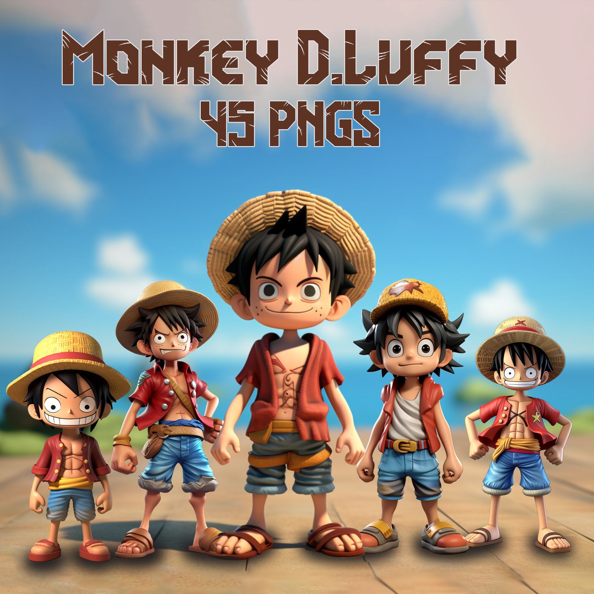 One Piece - Monkey D. Luffy Anime Decal Sticker – KyokoVinyl