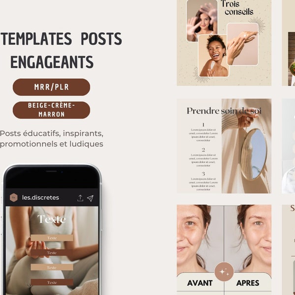 77 templates engageants pour vos posts