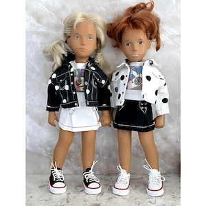 Sasha doll stylish clothing, 5 piece outfit set for 17" Sasha Morgenthaler girl doll, Handmade clothes for Sasha doll