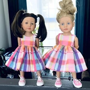 手作り7ピース人形用衣装：14インチのGotz Little Kids人形にフィット