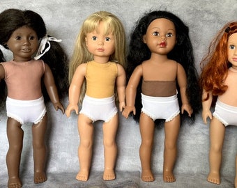 Braguitas para muñecas de 18&quot;, American Girl, Our Generation, Journey, Alexander, Gotz