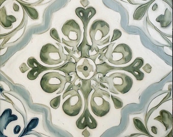 Matte Ceramic Tile Wall Tile for Kitchen Backsplash, Shower, Accent Walls, fireplace surround, vintage farmhouse Italian decorative T1.5