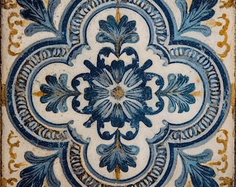 Kitchen Backsplash Tile Bathroom Shower Floor Tile | Rustic Vintage Farmhouse Ceramic Tile | Mexican Style Custom Tile T001