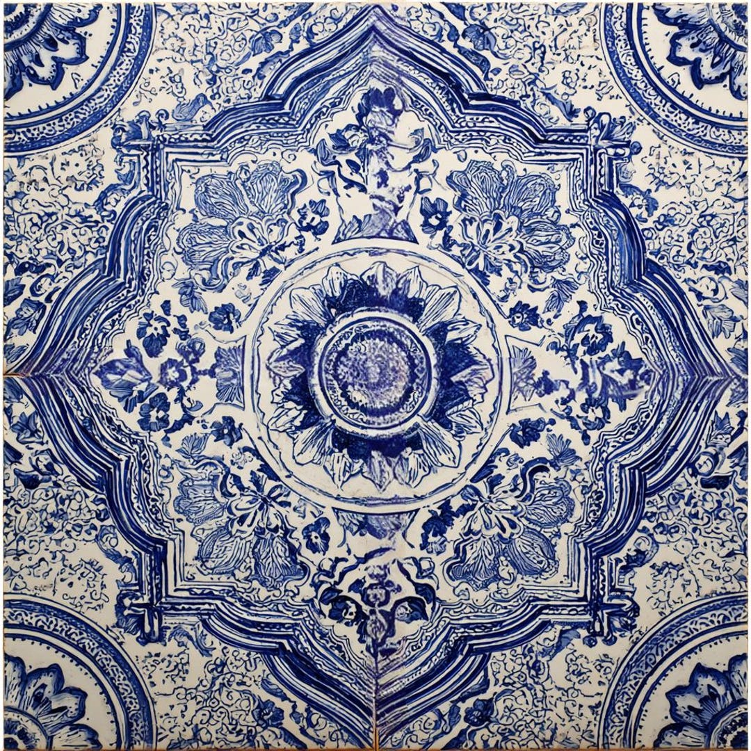 Cobalt Reverie Cobalt Reverie Kitchen Backsplash Tile Bathroom Shower Floor Tile ...