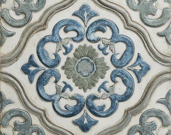 Avelora-Kitchen Backsplash Tile Bathroom Shower Floor Tile | Rustic Vintage Farmhouse Ceramic Tile | Mexican Style Custom Tile