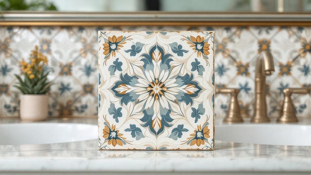 Matte Ceramic Tile Wall Tile for Kitchen Backsplash, Shower, Accent Walls Available in 4.25”, 6”, 8”, 12” Sizes  T5130-1q