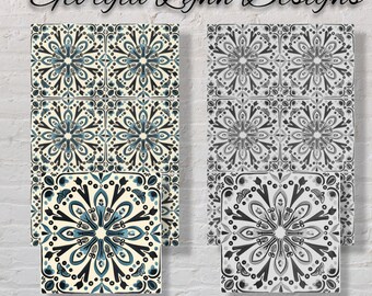 Custom ceramic tile vintage rustic decor, kitchen, shower, backsplash, bathroom, home decor, interior, house, unique, youtube