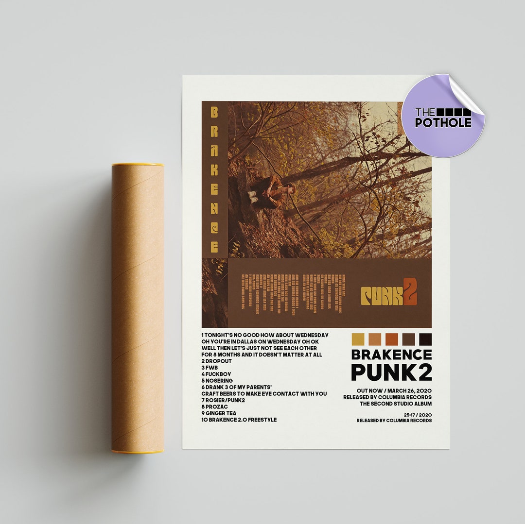 Brakence Posters / Punk2 Poster Tracklist Album Cover Poster Etsy