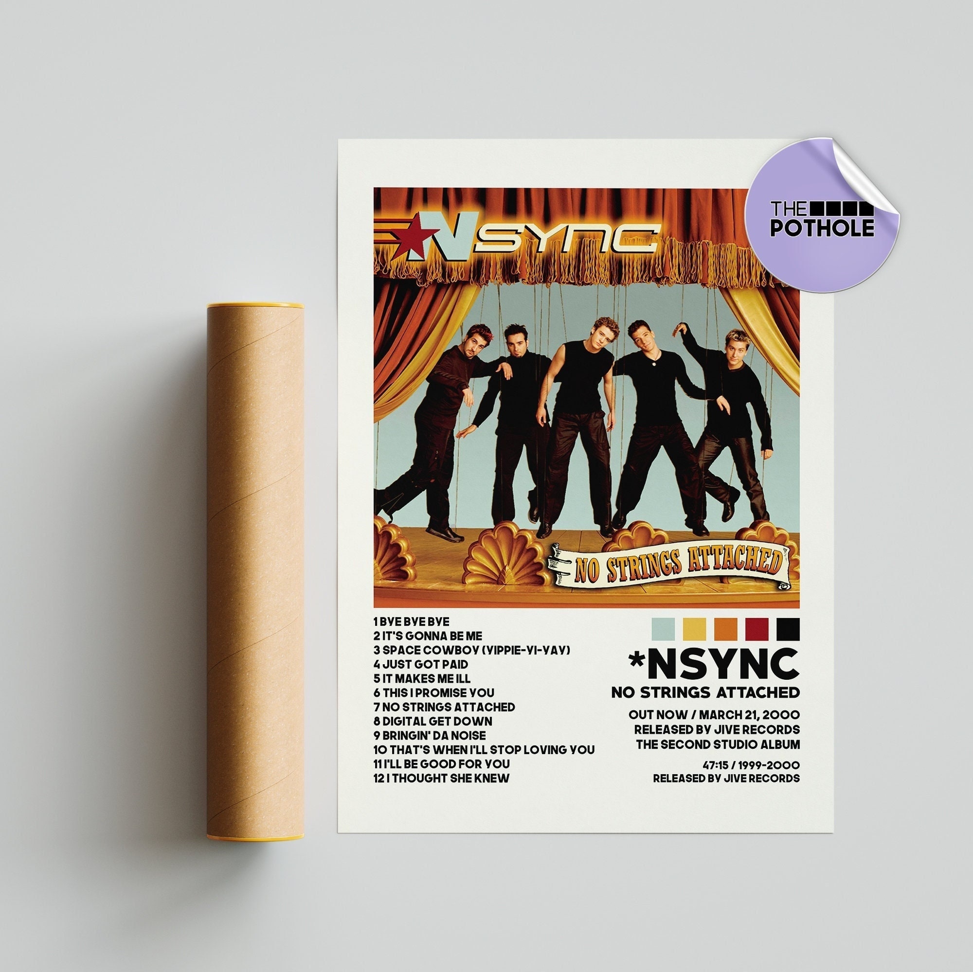NSYNC No Strings Attached Picture Vinyl Record 