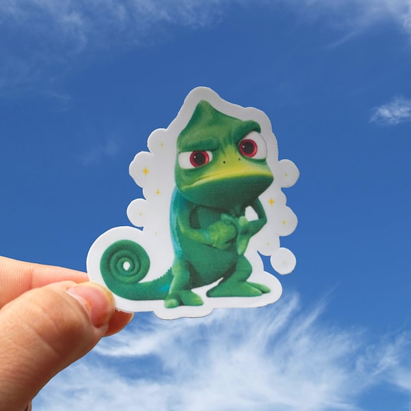 Rapunzel Pascal Sticker - Etsy Canada
