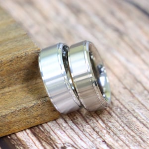 Titanium Band, Men&#39;s Engagement Ring, Titanium Wedding Ring, Wedding Ring for Men Women, Titanium Women&#39;s Rings, Christmas Gift for Him Her