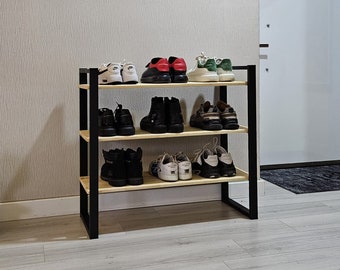 Shoe Storage , Entryway Organizer, Entrance Bench, Entryway Furniture,  Boot Storage, Shoe Stand, Industrial Style Shoe Rack, For Mother Day