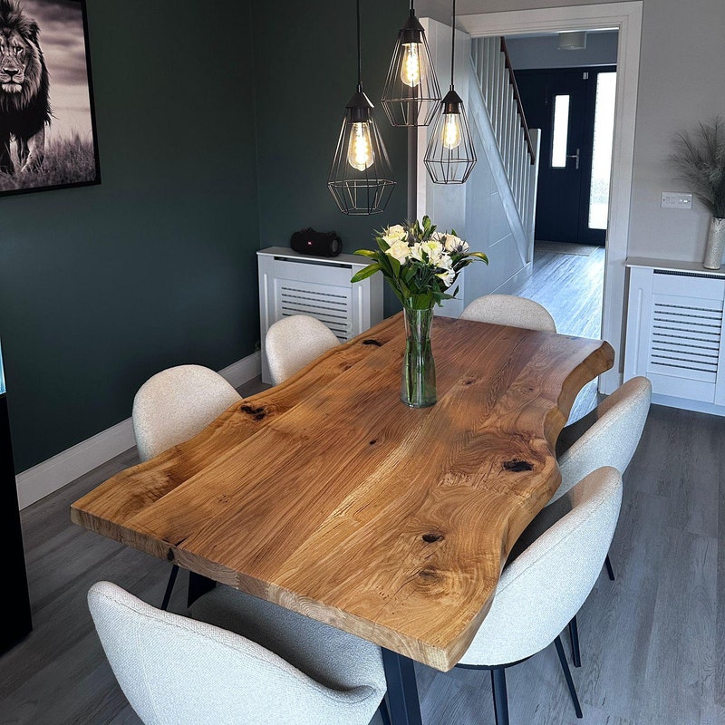 Wood Dining Table - Etsy