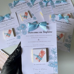 Carte chocolat personnalisée ;Aqiqa; baby shower oriental;  cadeau baby shower , faire-part, carte invitation; carte baptême ou circoncision