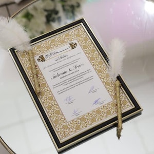 certificat de Nikkah ; Nikkah pour hlel; certificat de mariage; Nikkah