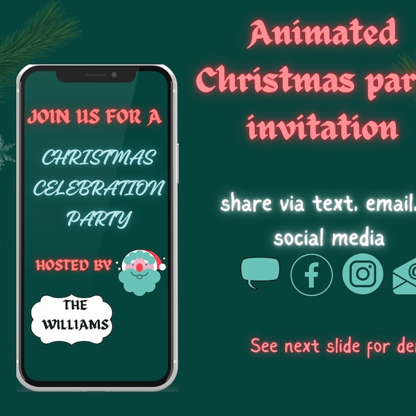 Family Get Together Invitation Template Etsy