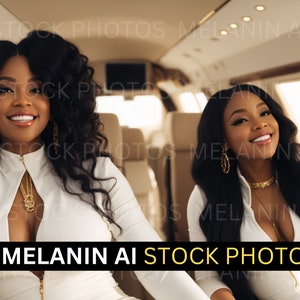 Private Jet Me & My Bestie Black Girl Luxury Private Jet image 3