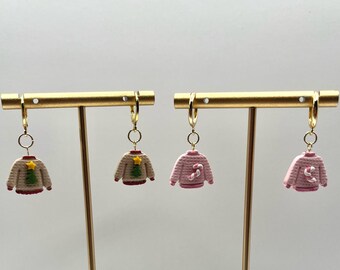 Christmas Sweater Dangle Earrings