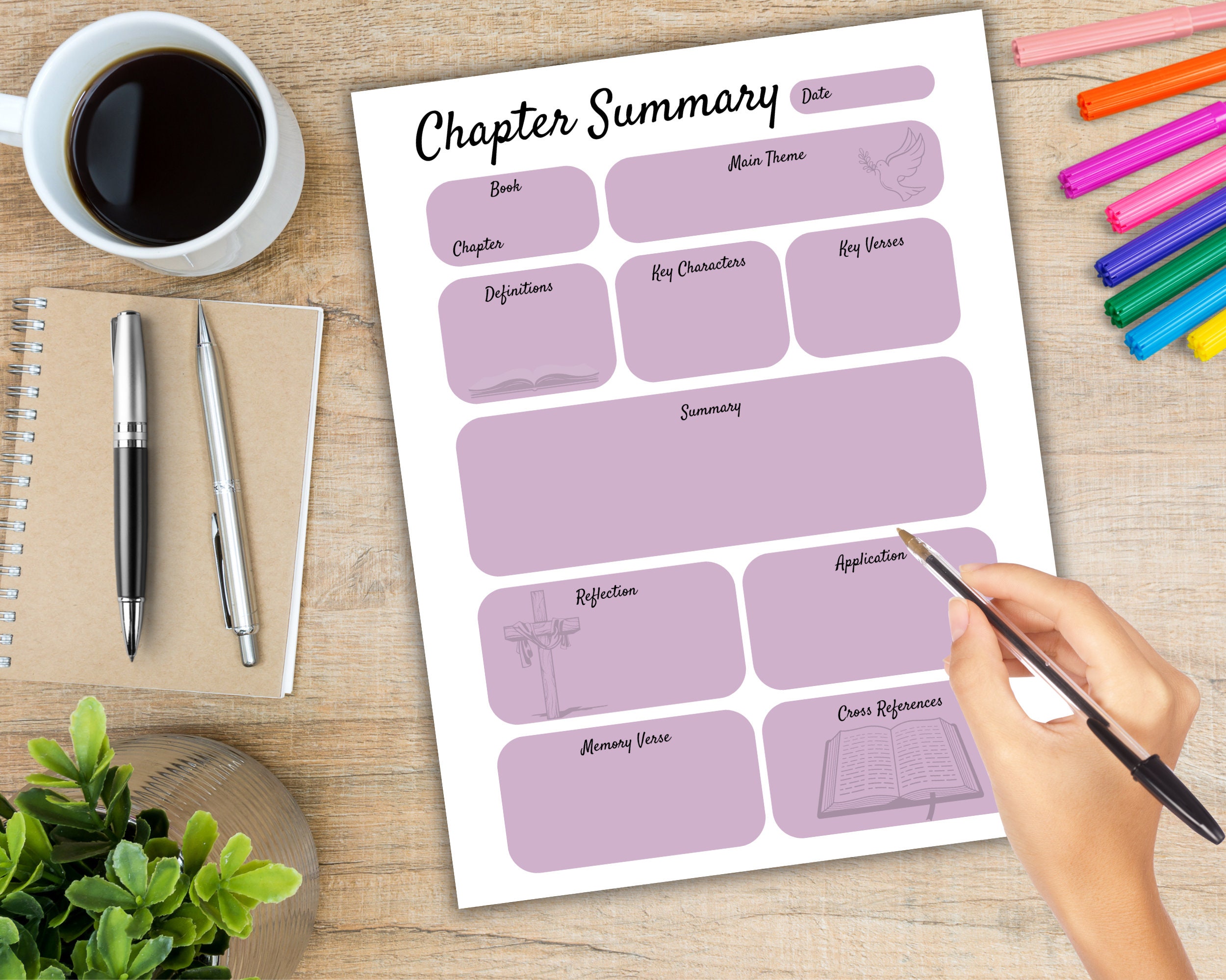 Biblical Chapter Summary Study Guide - Instant Download, Print, or Use ...