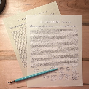 The Declaration of Independence - Transparent PNG File