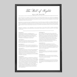 The Bill of Rights