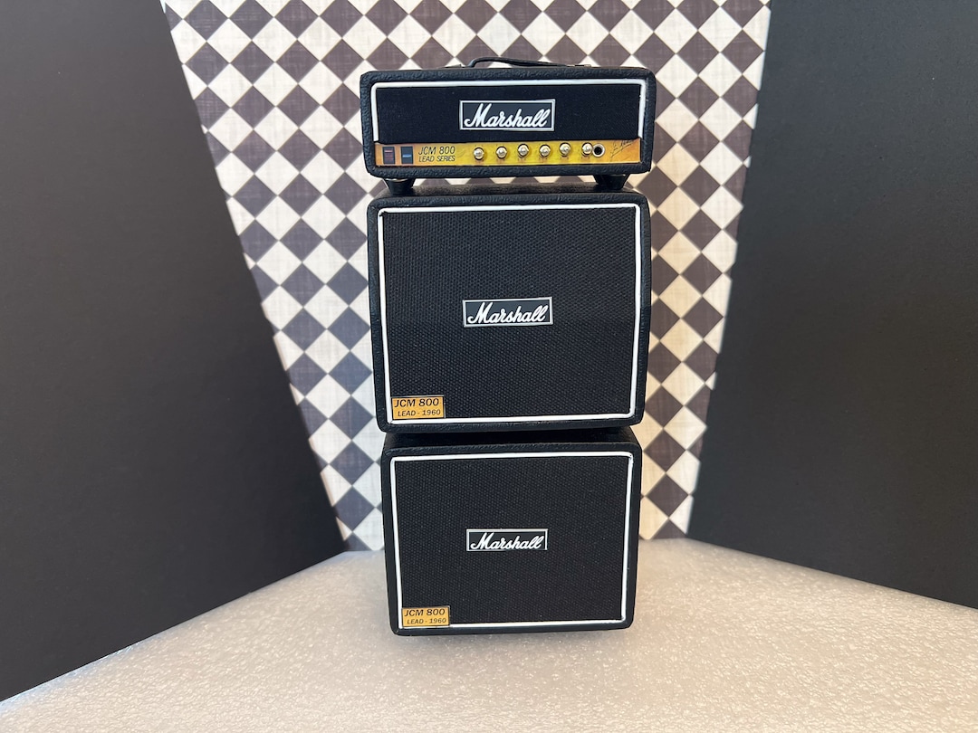 Dollhouse Miniature Amplifier 3 Stack Replica of Marshall Amps, 112