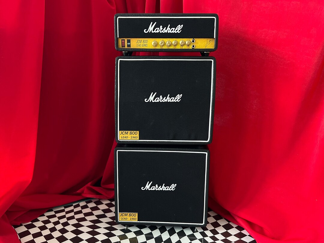 Dollhouse Miniature Amplifier 3 Stack Replica of Marshall Amps, 16